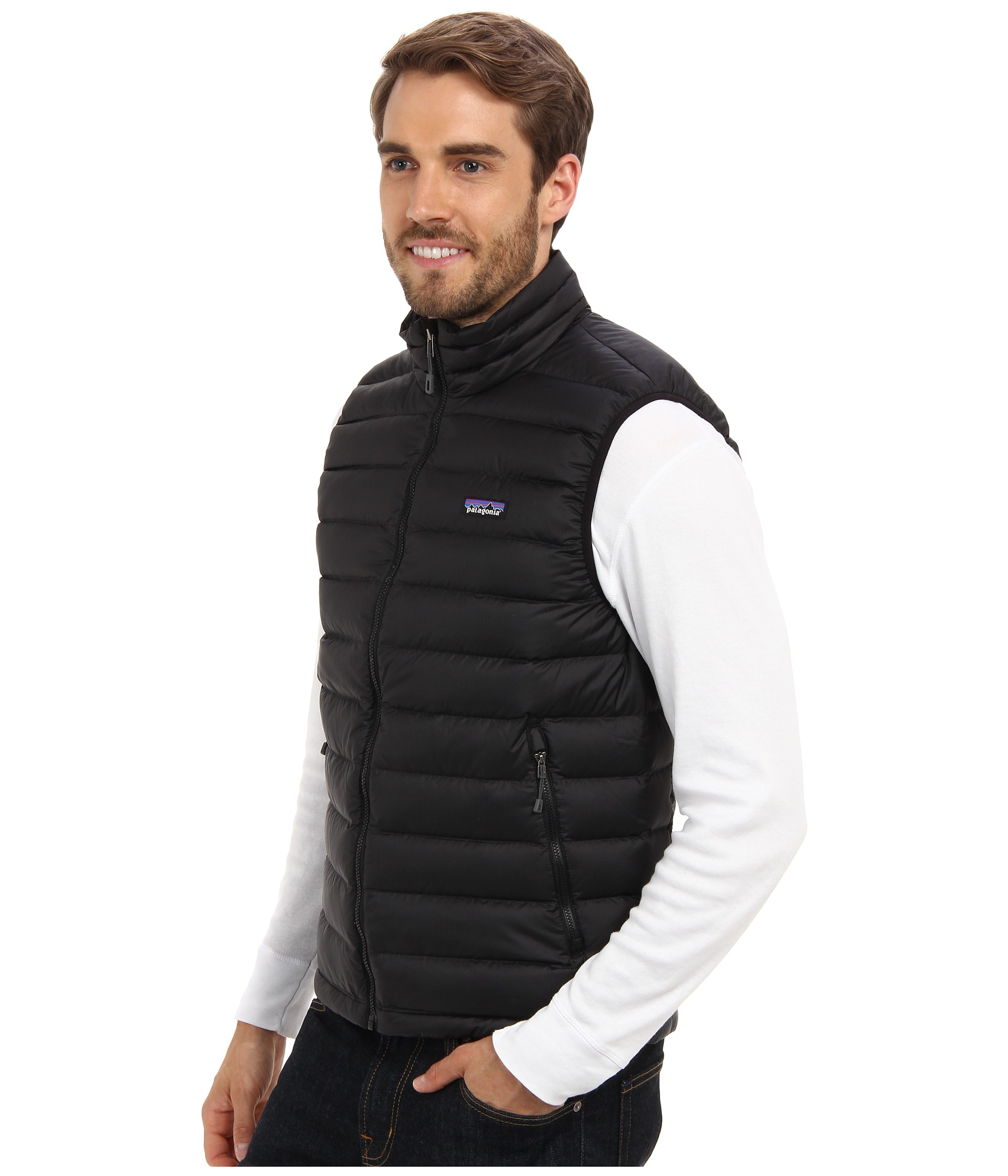 men's down sweater vest patagonia