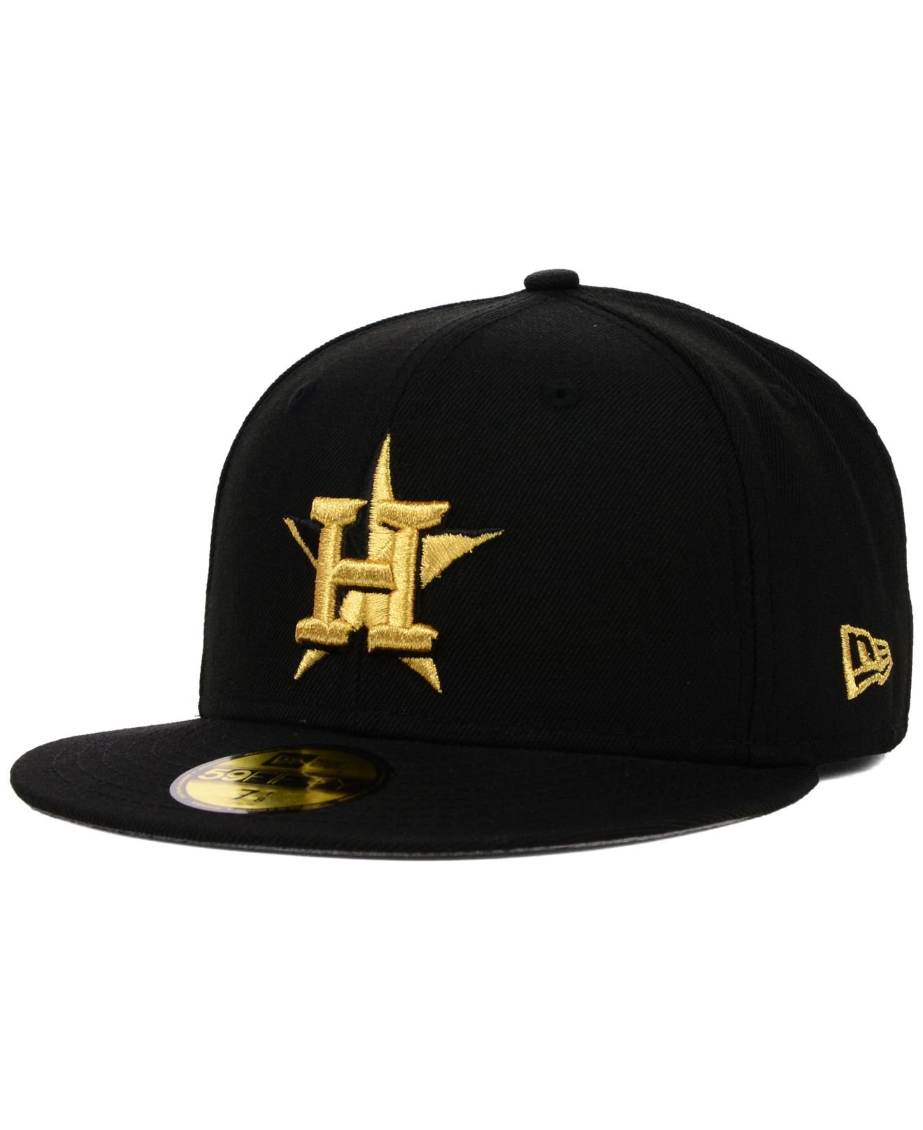 astros hat gold