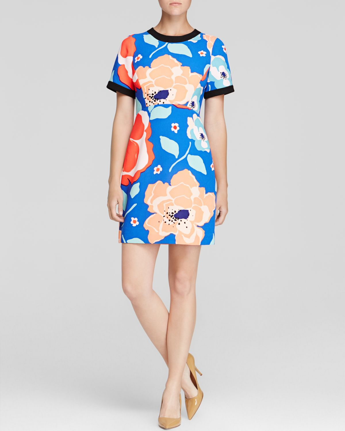kate spade blue floral dress