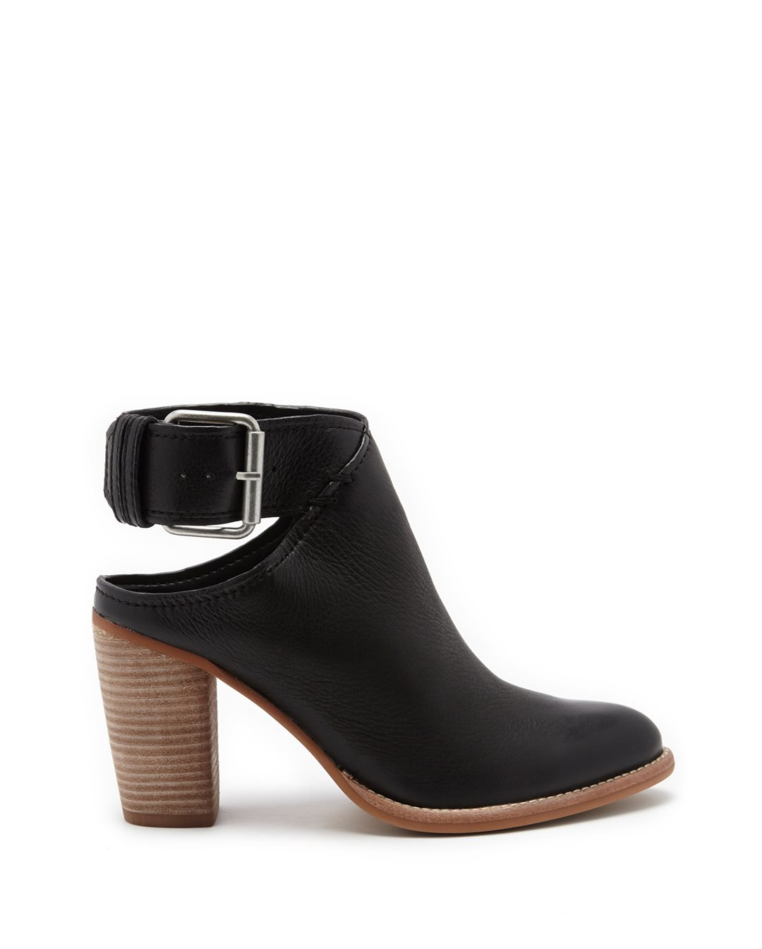 dolce vita slip on leather ankle booties