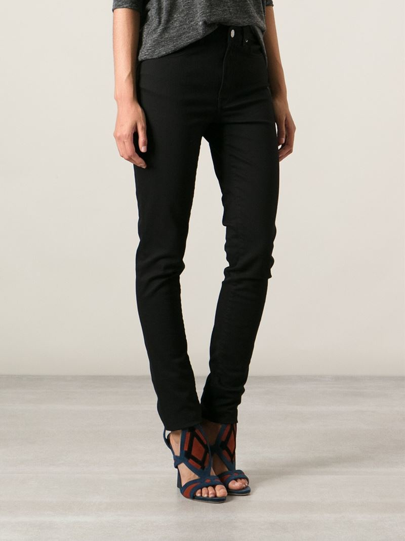 Acne Studios 'Pin Black' Skinny Jeans - Lyst