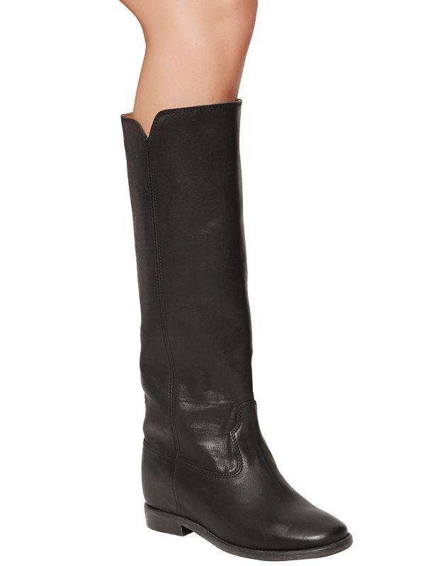 Isabel Marant Etoile Chess Leather Boots in - Lyst