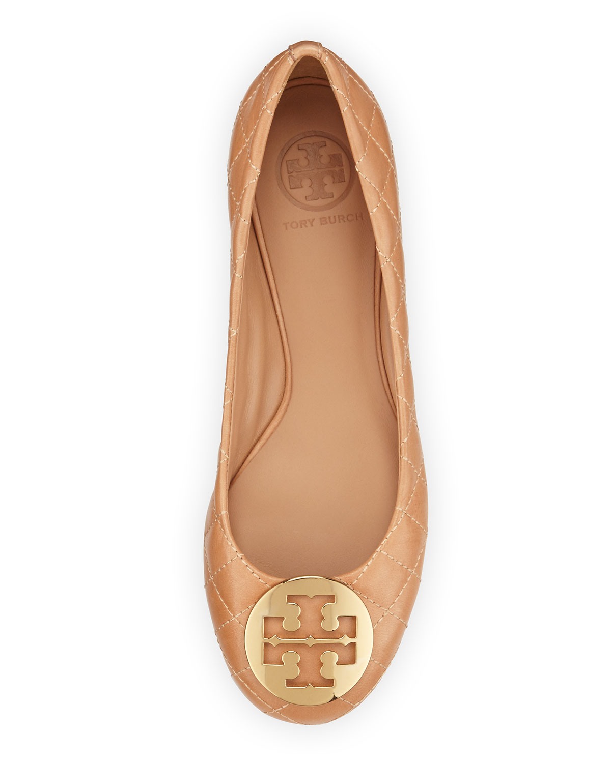 tory burch quilted flats