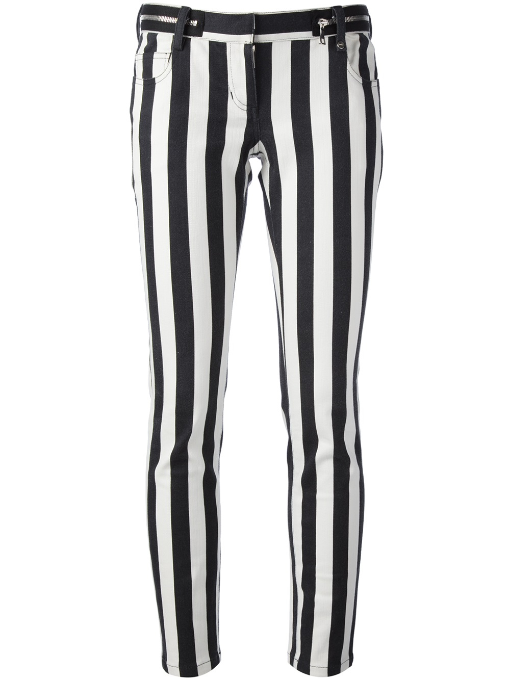 balmain striped pants