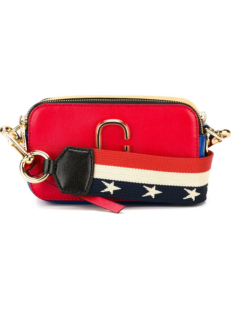 marc jacobs red crossbody