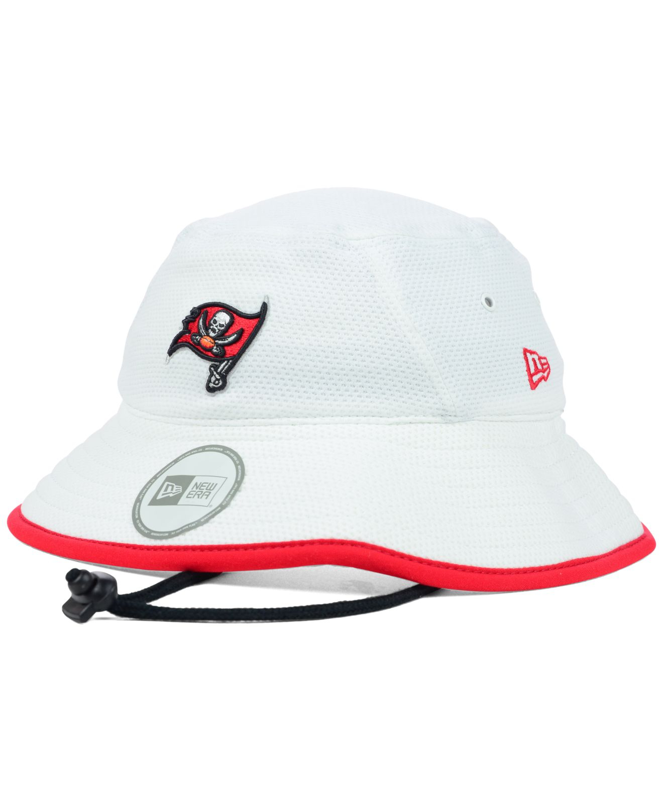 KTZ Tampa Bay Buccaneers Training Camp Bucket Hat in White for Men