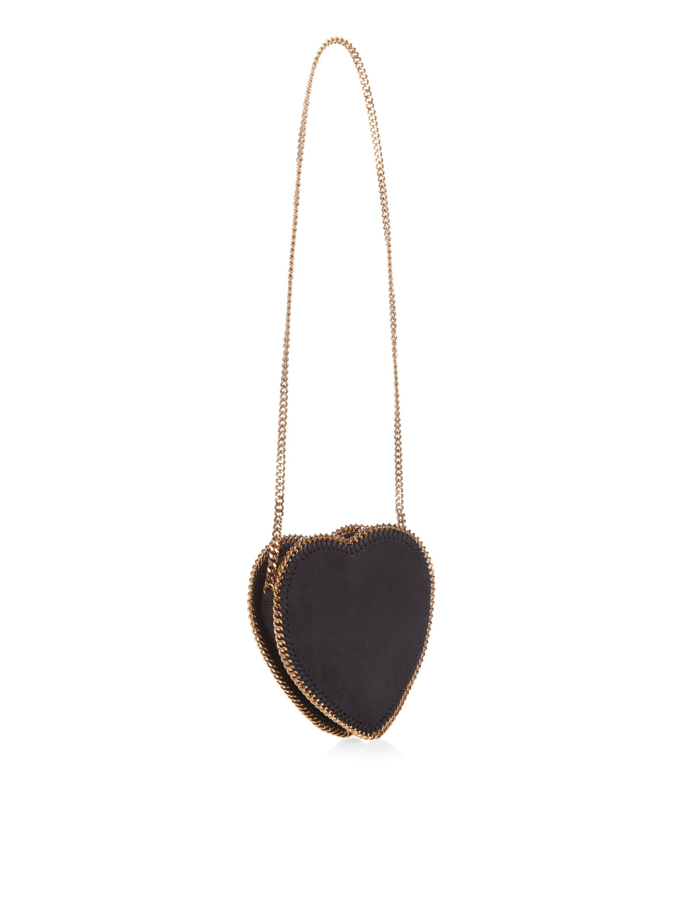Stella McCartney Heart Falabella Cross-Body Bag in Blue | Lyst