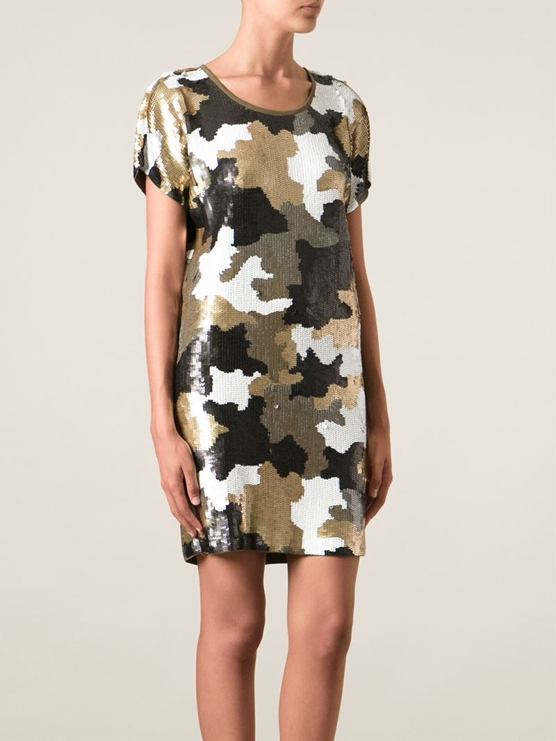 michael kors camouflage dress