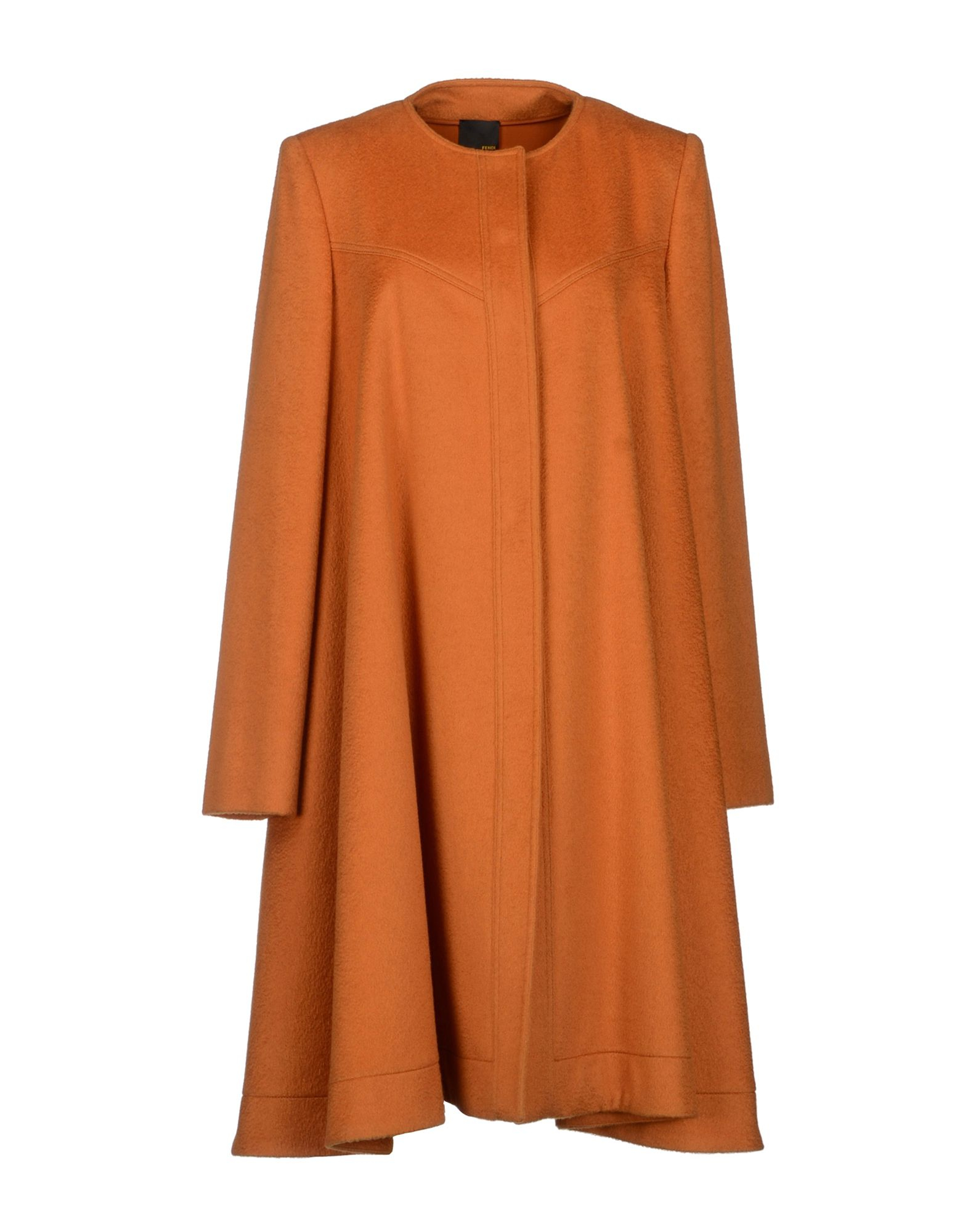 orange fendi coat