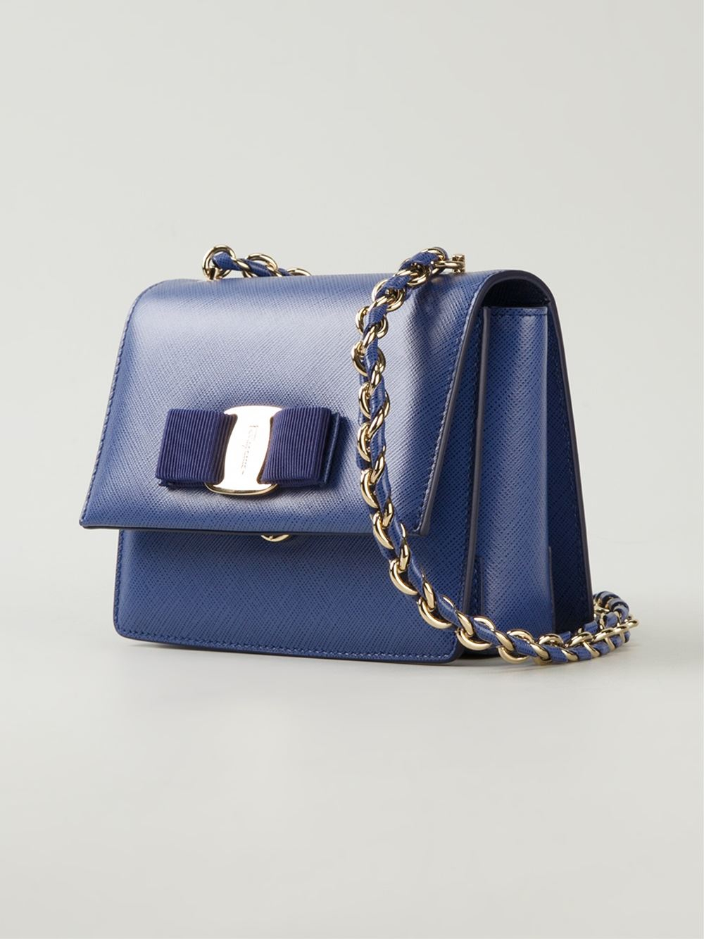 ferragamo blue bag