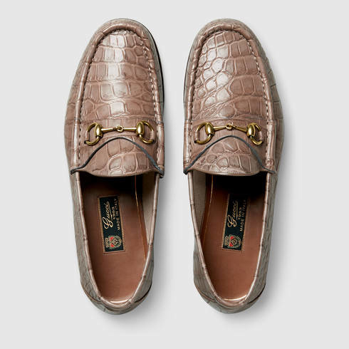 1953 horsebit crocodile loafer