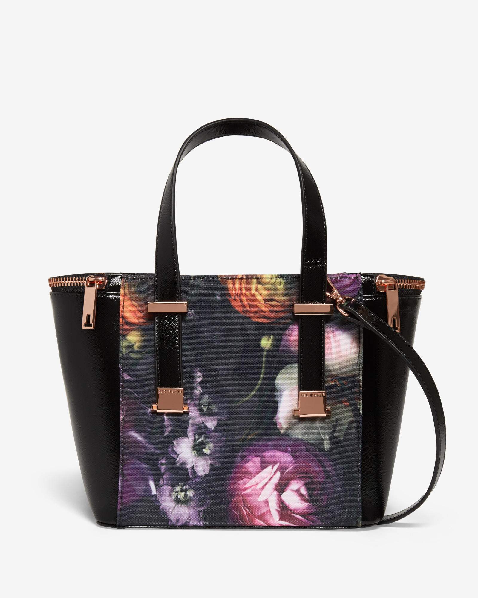 Ted Baker Cicilia FloralPrint Tote in Black Lyst
