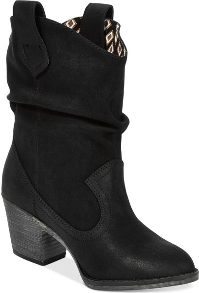 rocket dog booties black