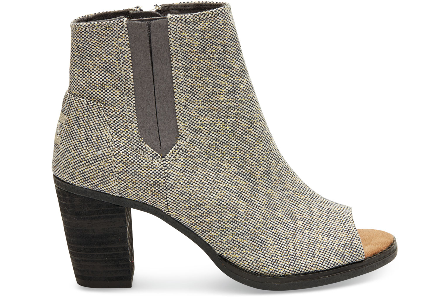 toms peep toe booties