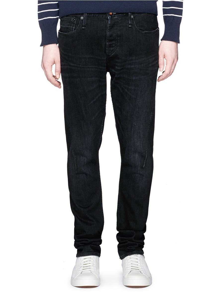 Denham 39;cross39; Carrot Fit Jeans in Black for Men  Lyst