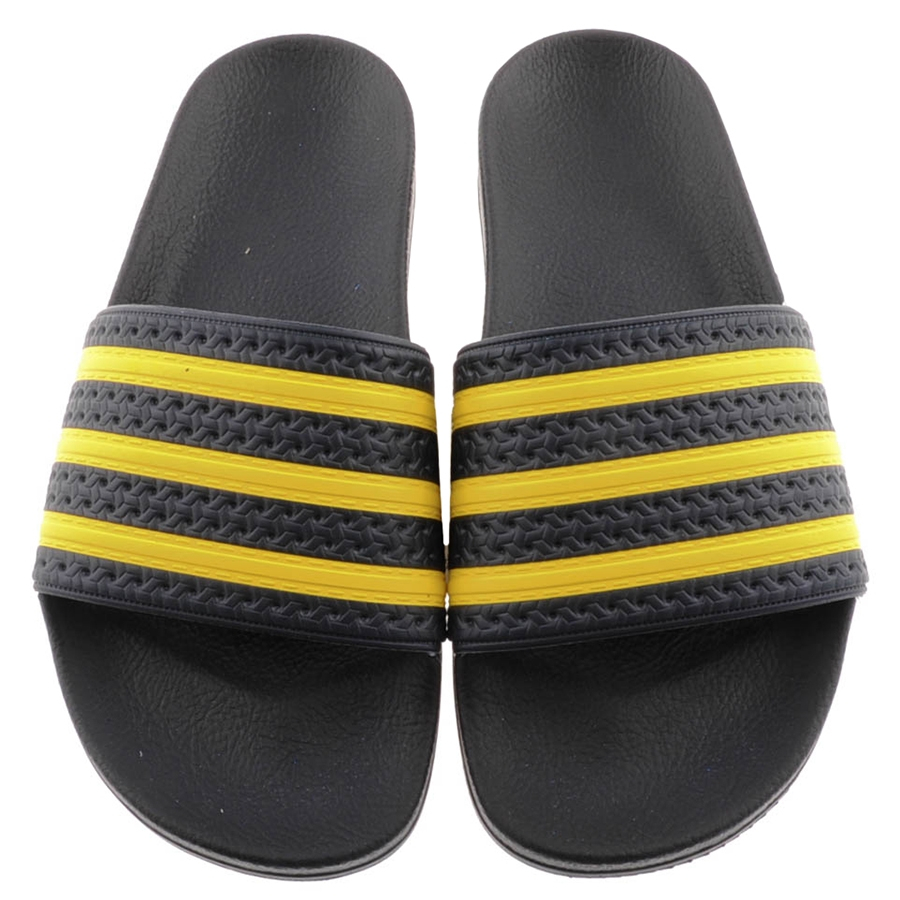 adidas Originals Adilette Slides in Yellow for Men - Lyst