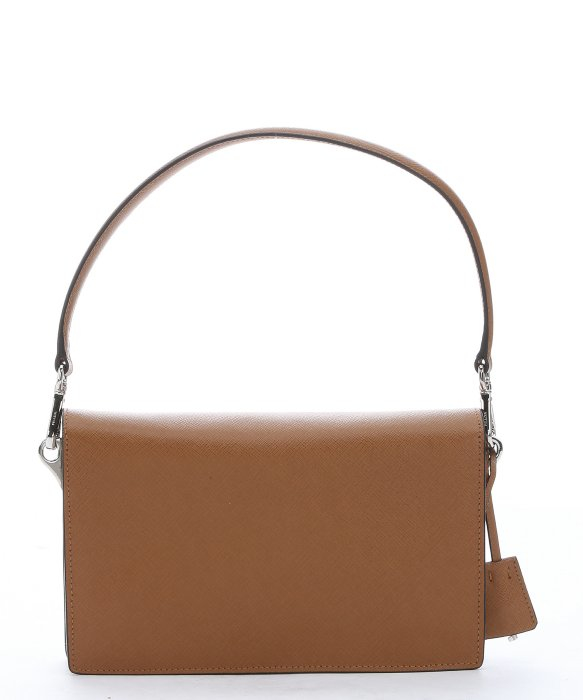 Prada Caramel Saffiano Leather Convertible Shoulder Bag in Brown ...  