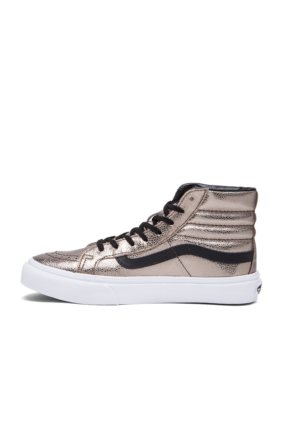 metallic vans high top