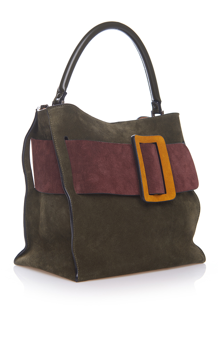 Boyy Suede Devon Bag in Olive (Green) Lyst