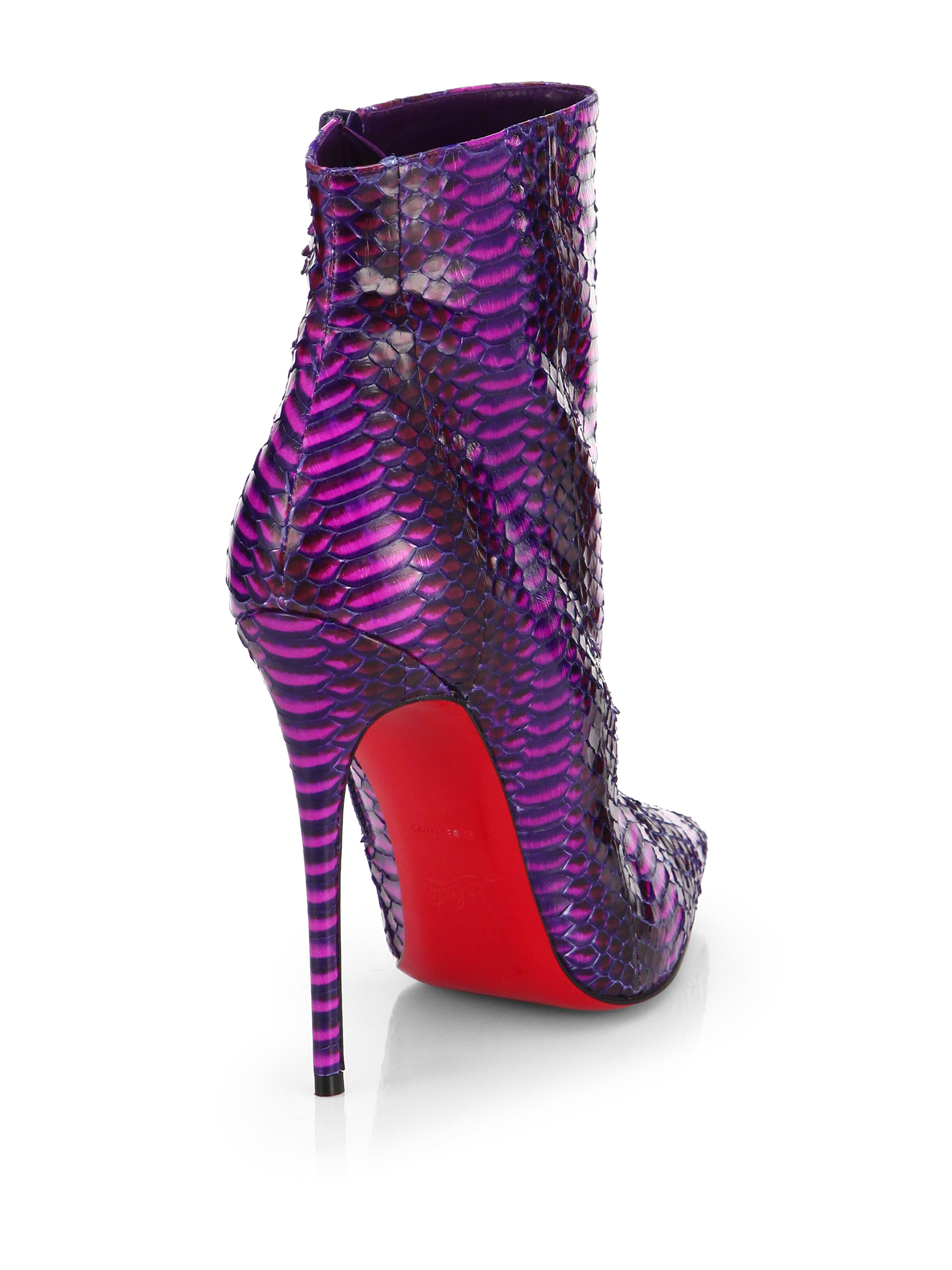 christian louboutin purple shoes