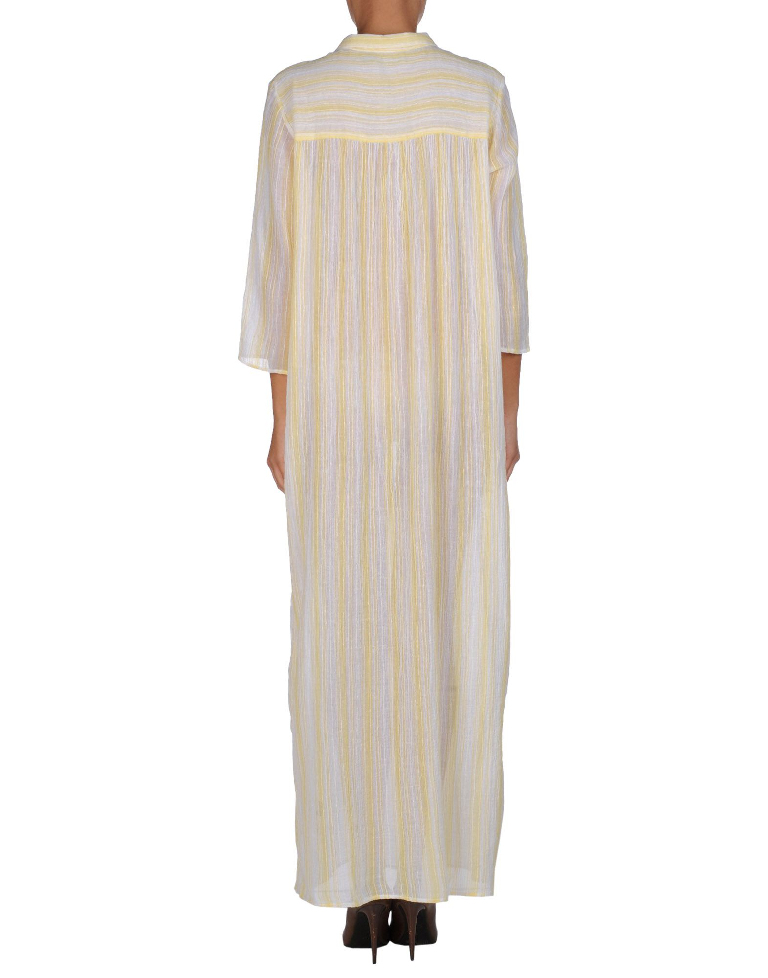 Antik batik Long Dress  in Yellow Light yellow Lyst
