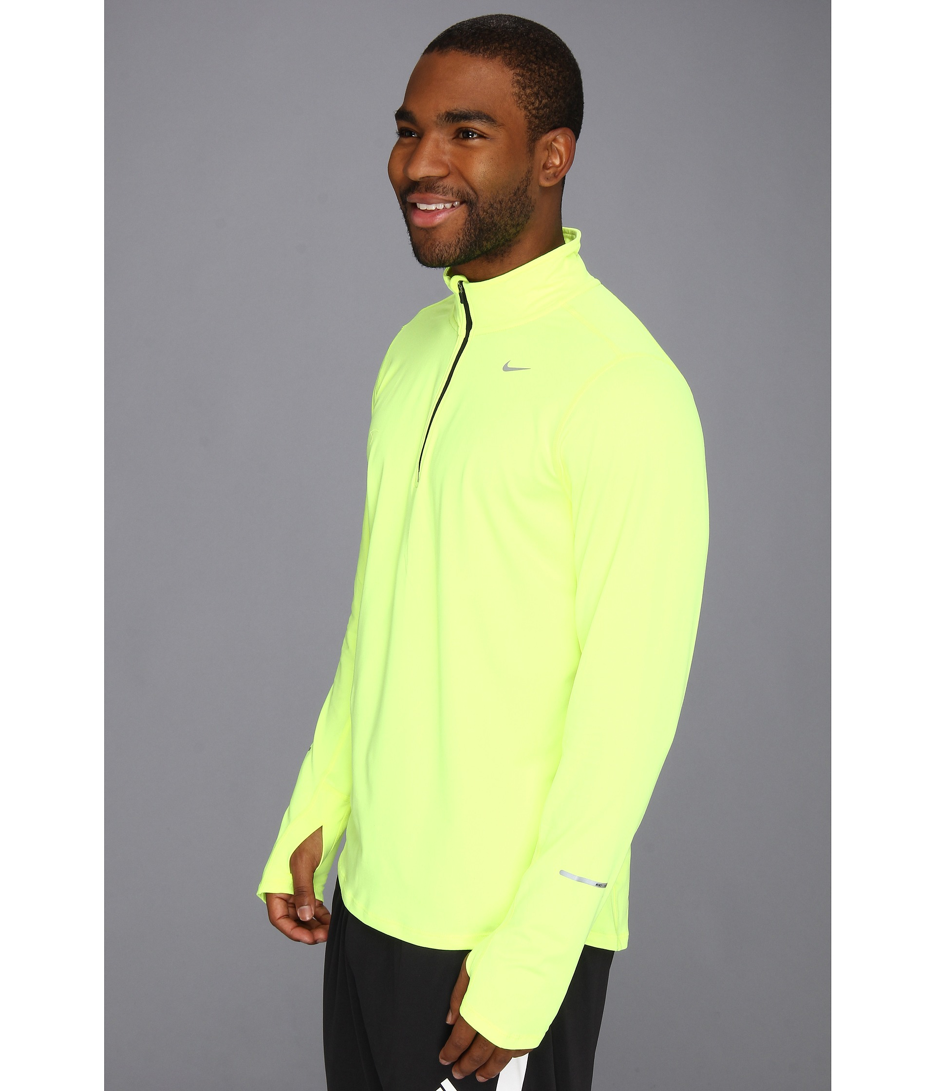 Nike Element Half-Zip in Yellow for Men | Lyst
