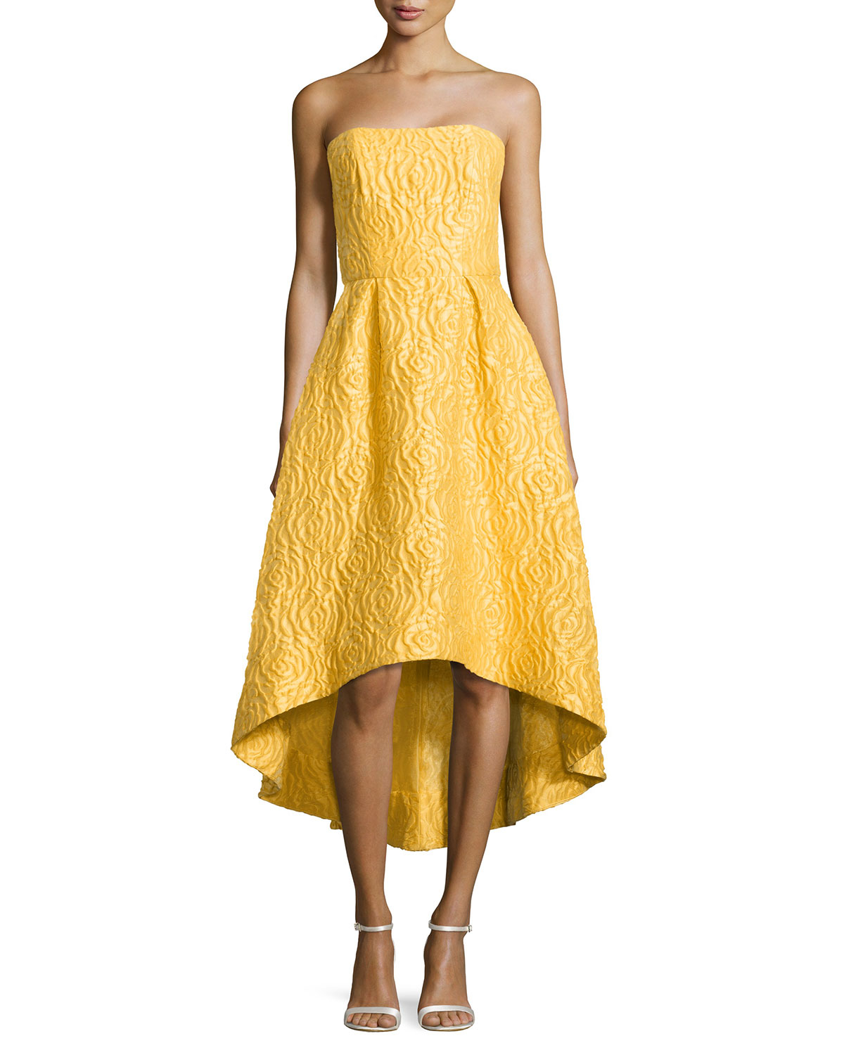 monique lhuillier yellow gown