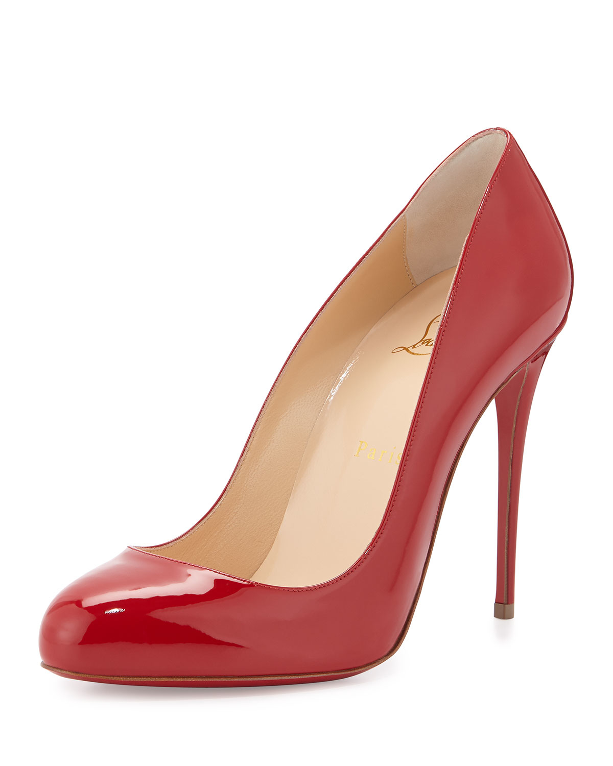 Lyst - Christian Louboutin Dorissima Patent Leather Pumps in Red