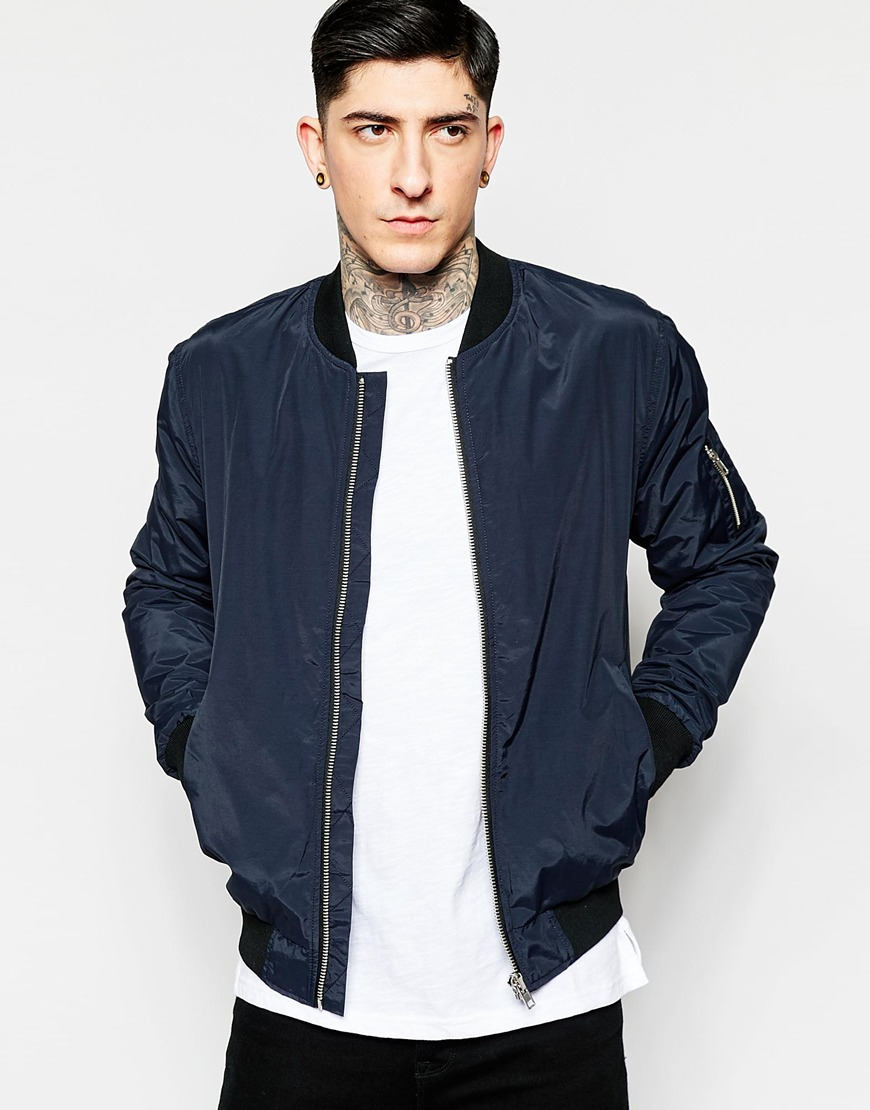 bomber jacket navy