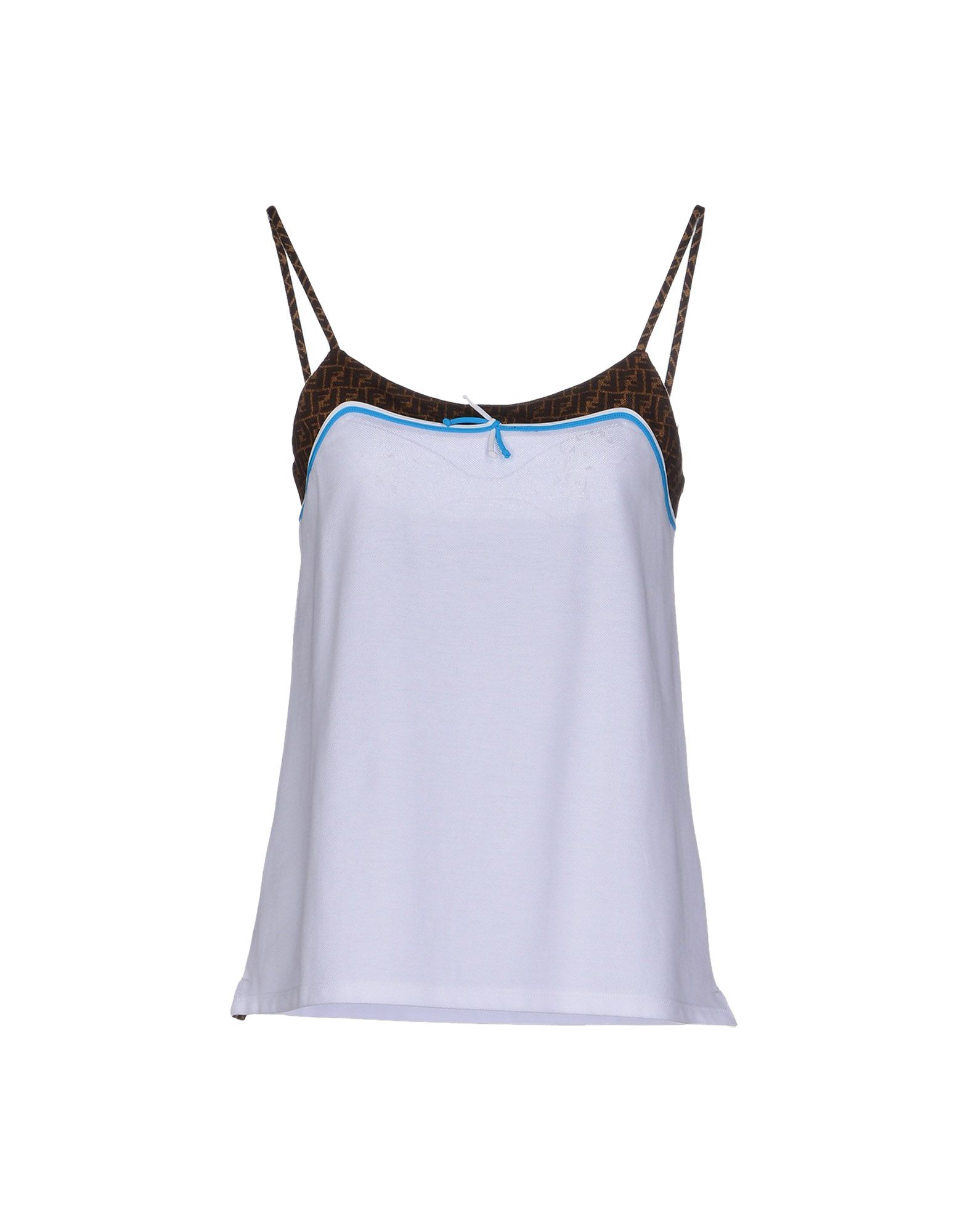 white fendi crop top