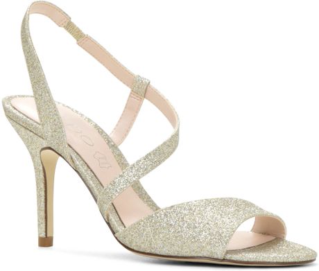 Aldo Emelinia Occasion High Heel Sandals in Gold | Lyst