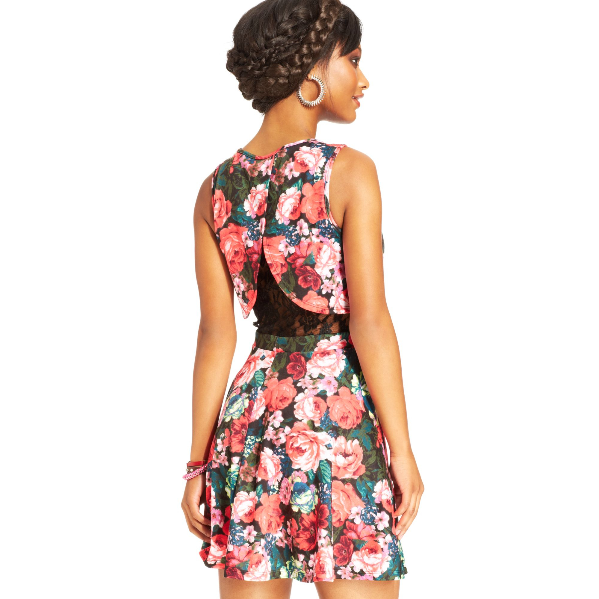 material girl floral dress