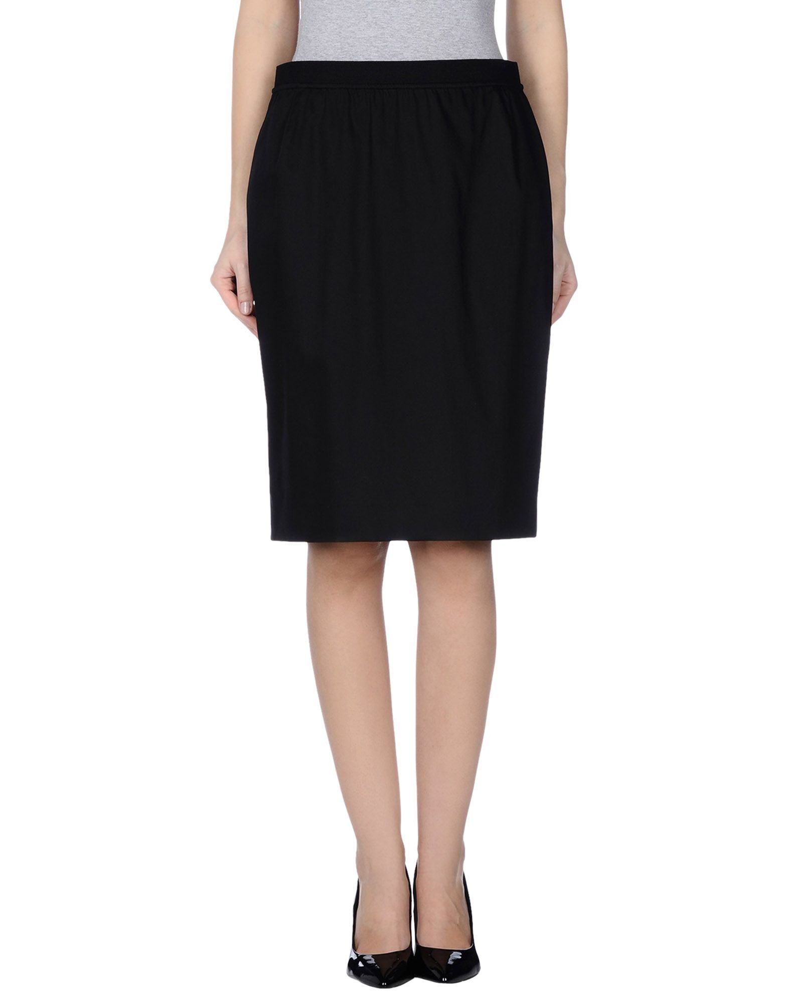 Metradamo Knee Length Skirt in Black | Lyst