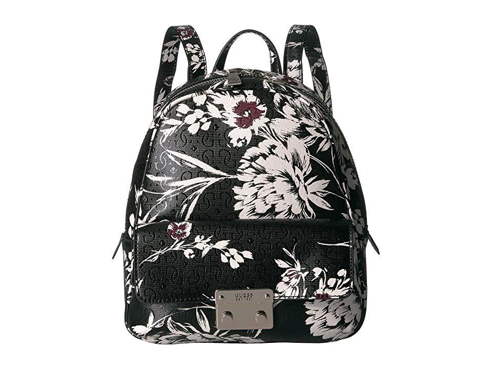 guess floral mini backpack