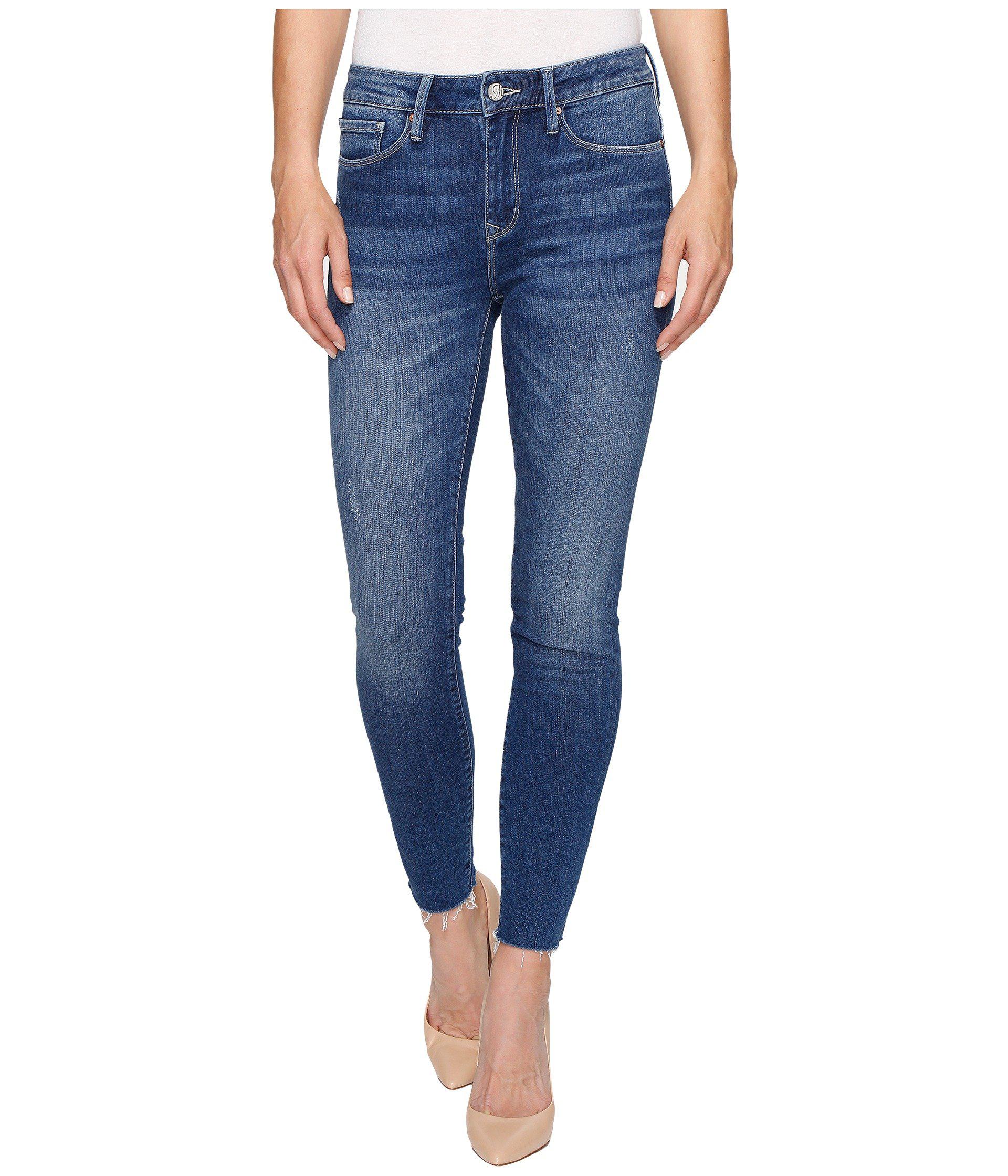 Lyst - Mavi Jeans Alissa Ankle High-rise Skinny In Mid Ripped Vintage ...