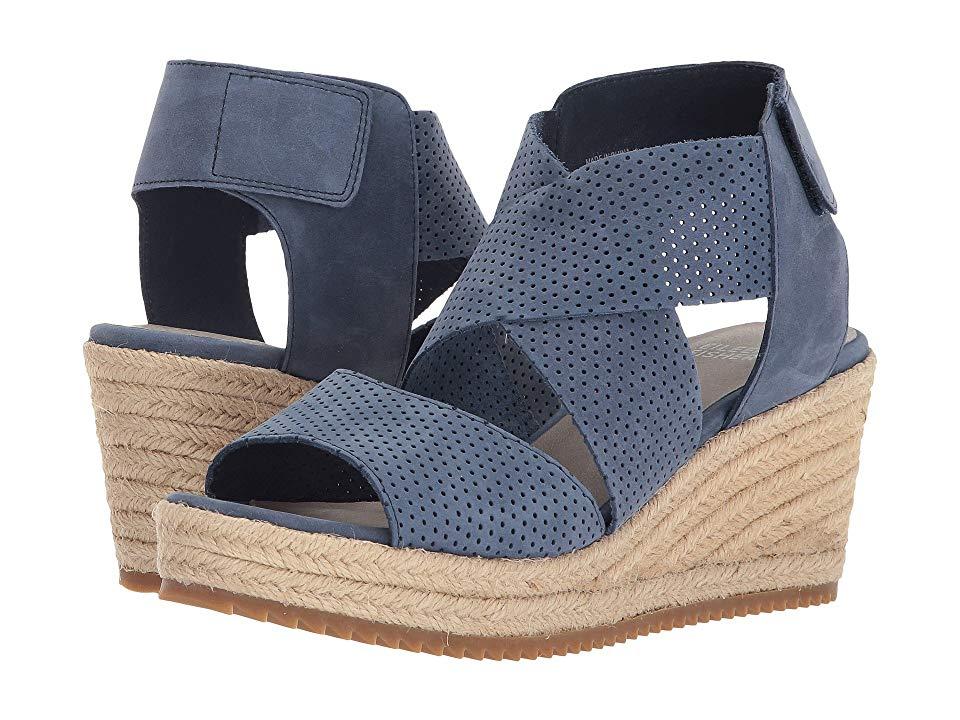 Eileen Fisher Willow 2 (denim Nubuck) Wedge Shoes in Blue