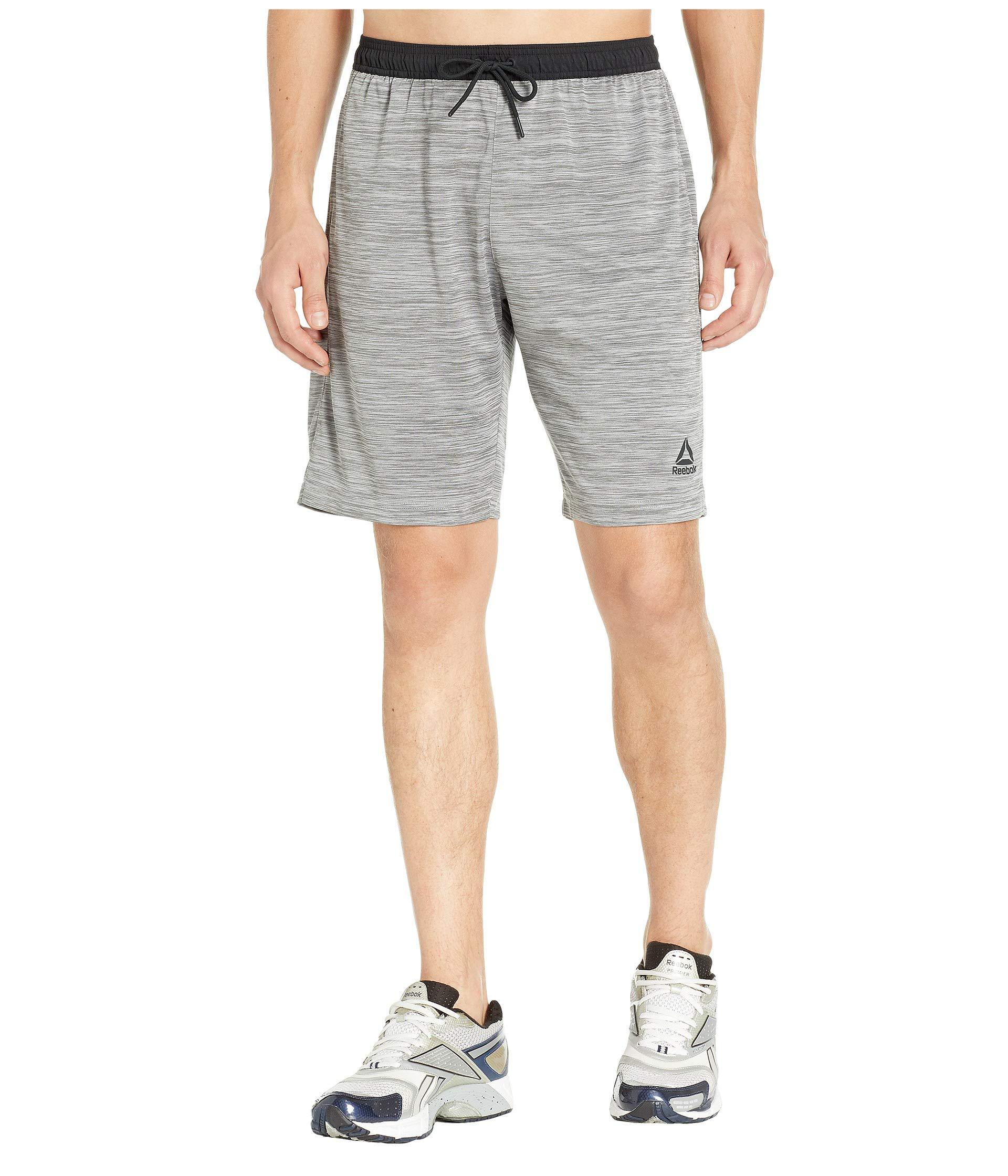 Lyst Reebok Workout Ready Knit Shorts in Gray for Men