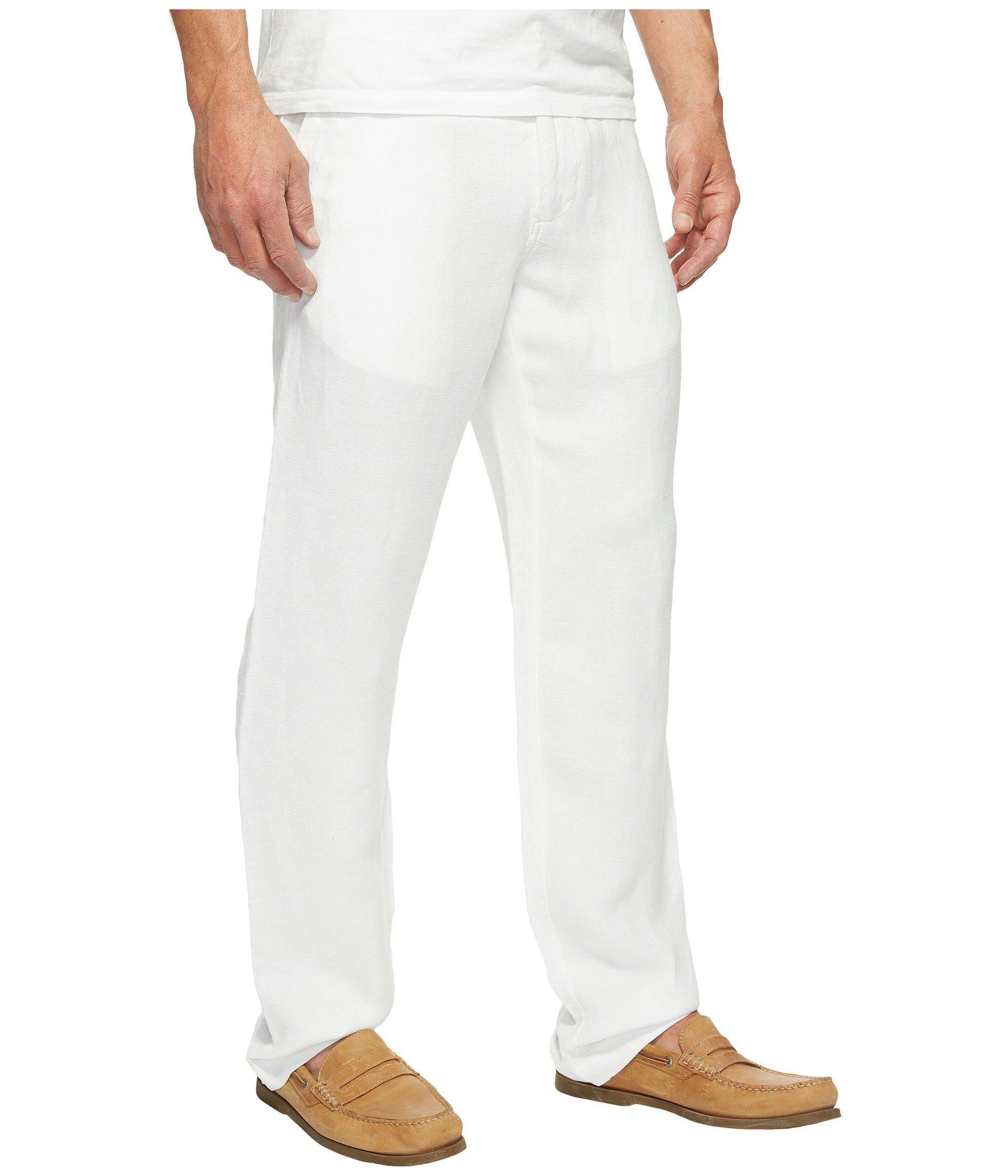 Tommy Bahama Linen The Dream Pants (bright White) Casual Pants in White for Men Lyst