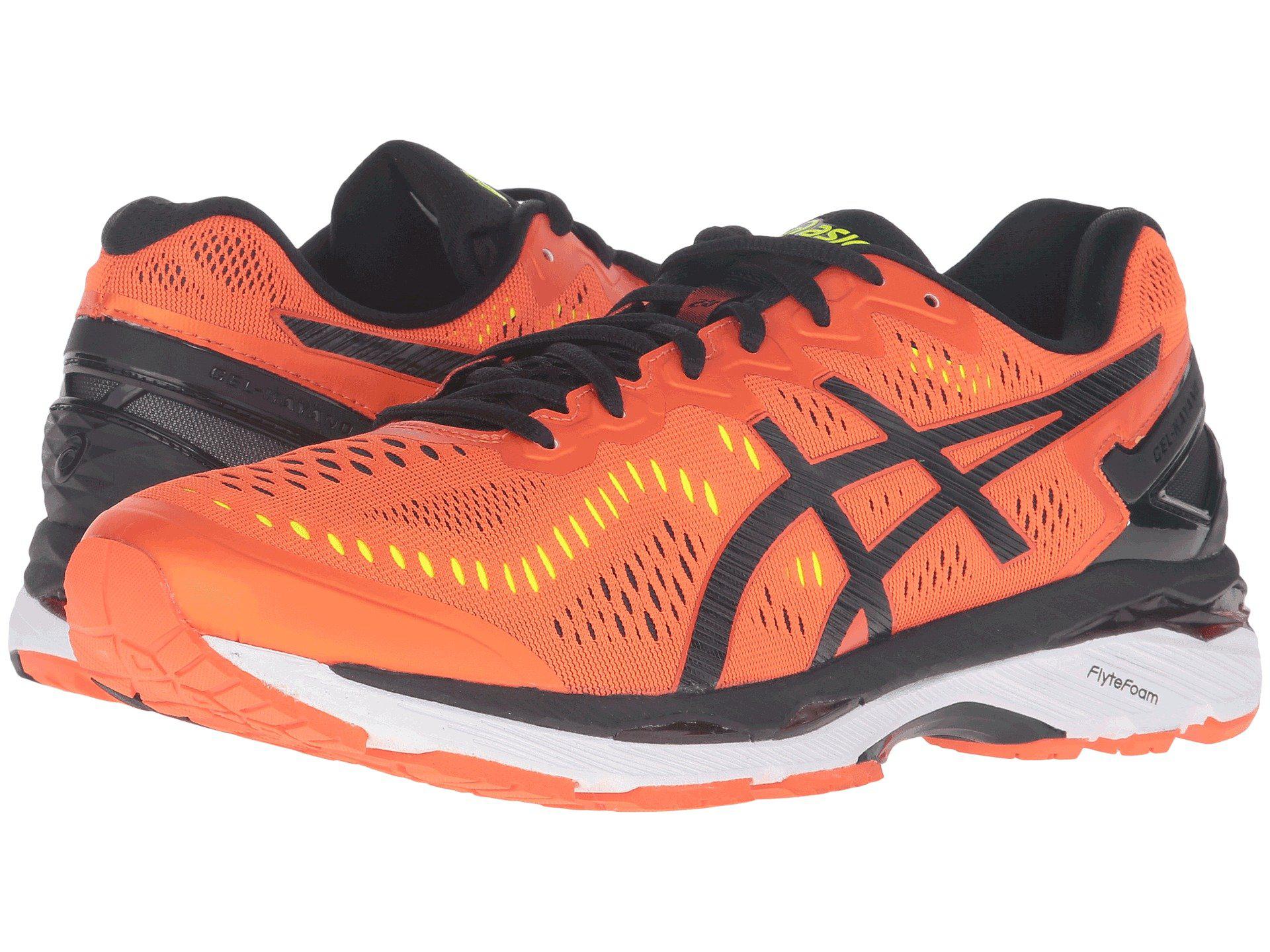 asics gel kayano orange