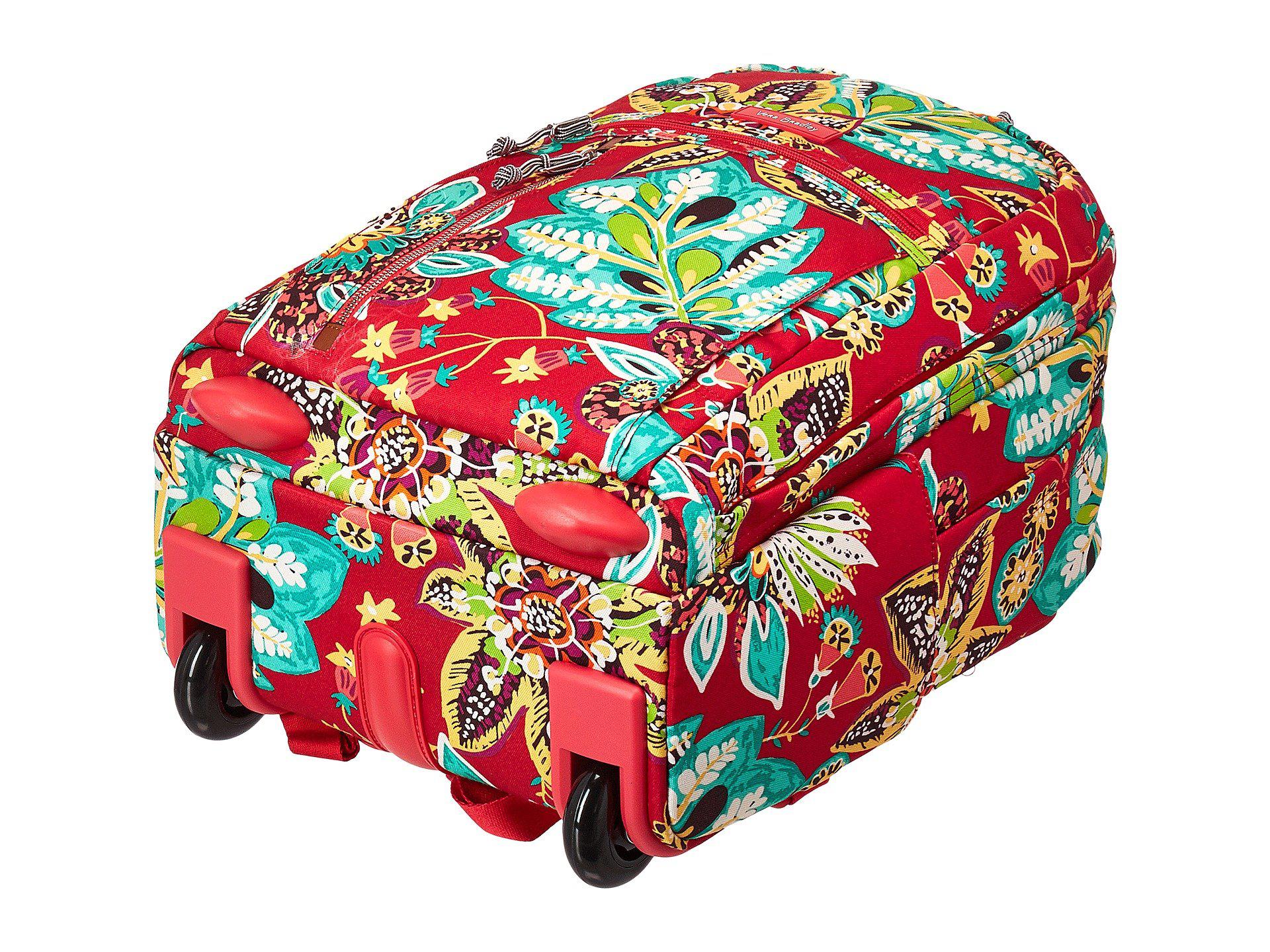 Lyst - Vera Bradley Rolling Backpack in Red