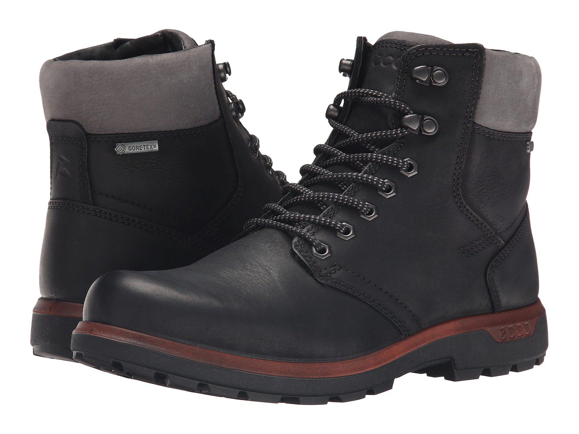 Ecco Laceup Boots Black Whistler in Black for Men Lyst