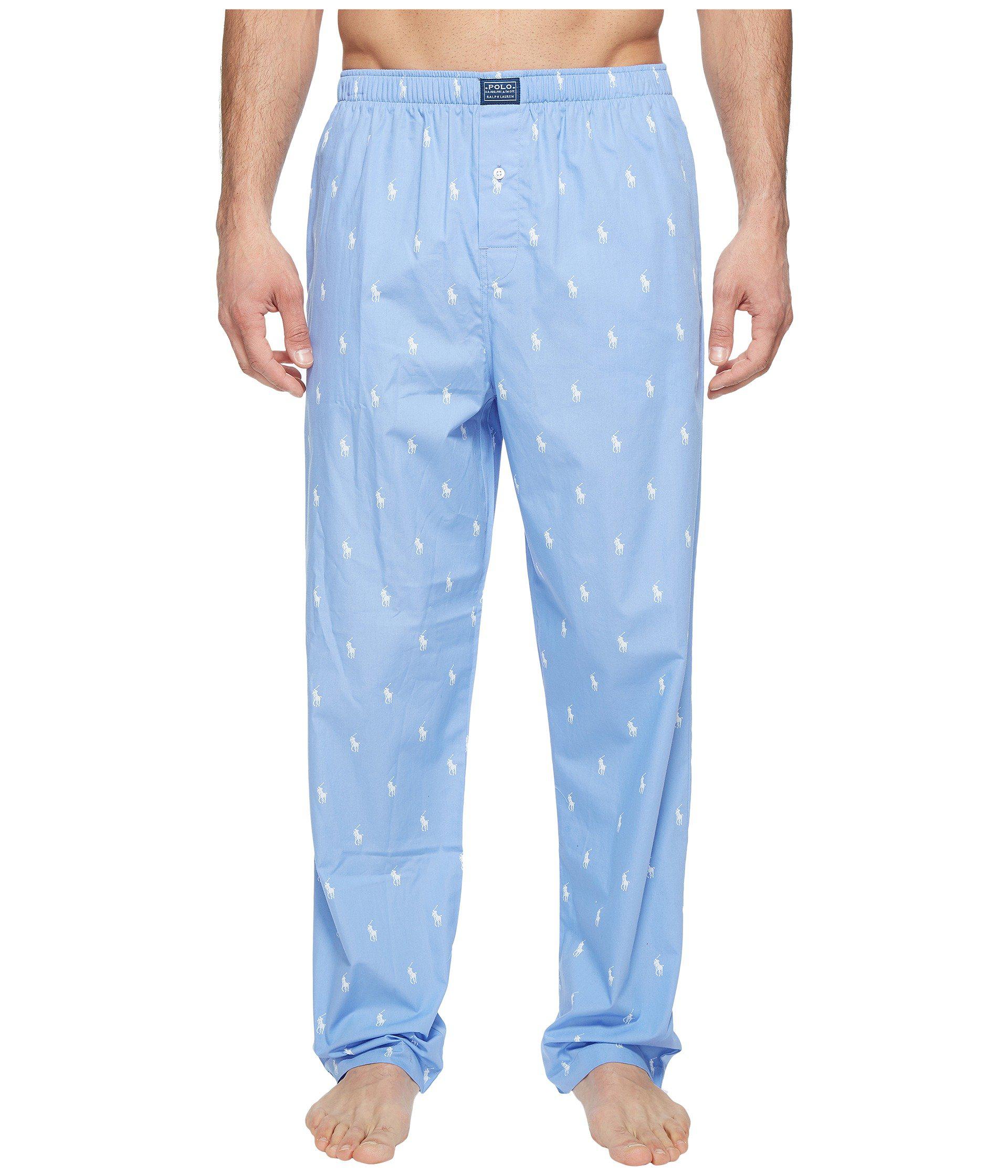 Lyst - Polo Ralph Lauren All Over Pony Player Woven Pants in Blue for Men