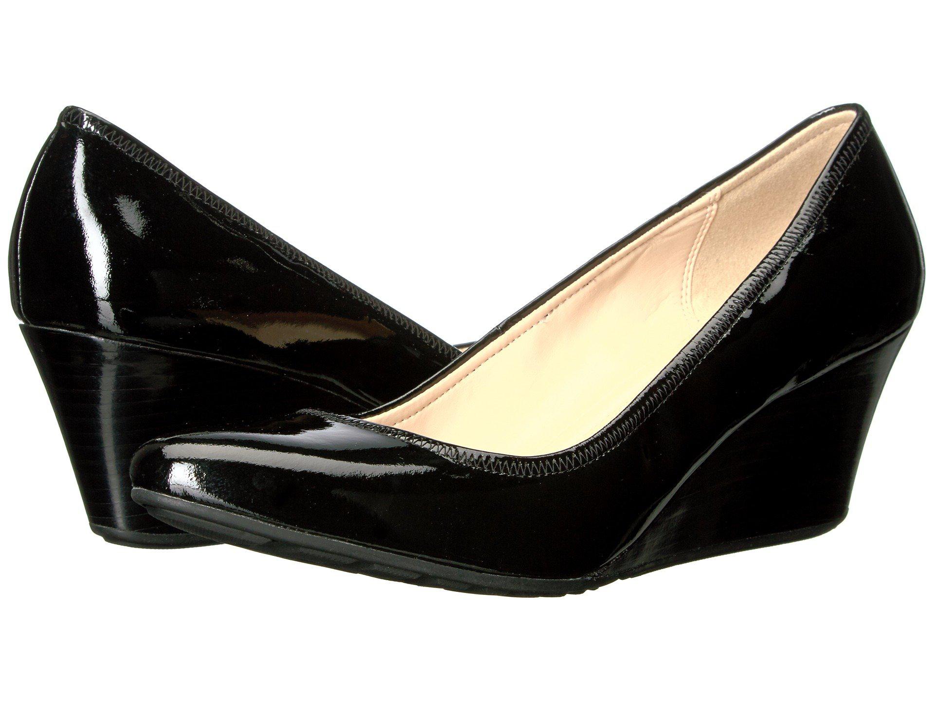 lyst cole haan emory luxe wedge 65mm ii in black lyst cole haan emory luxe wedge 65mm ii in black