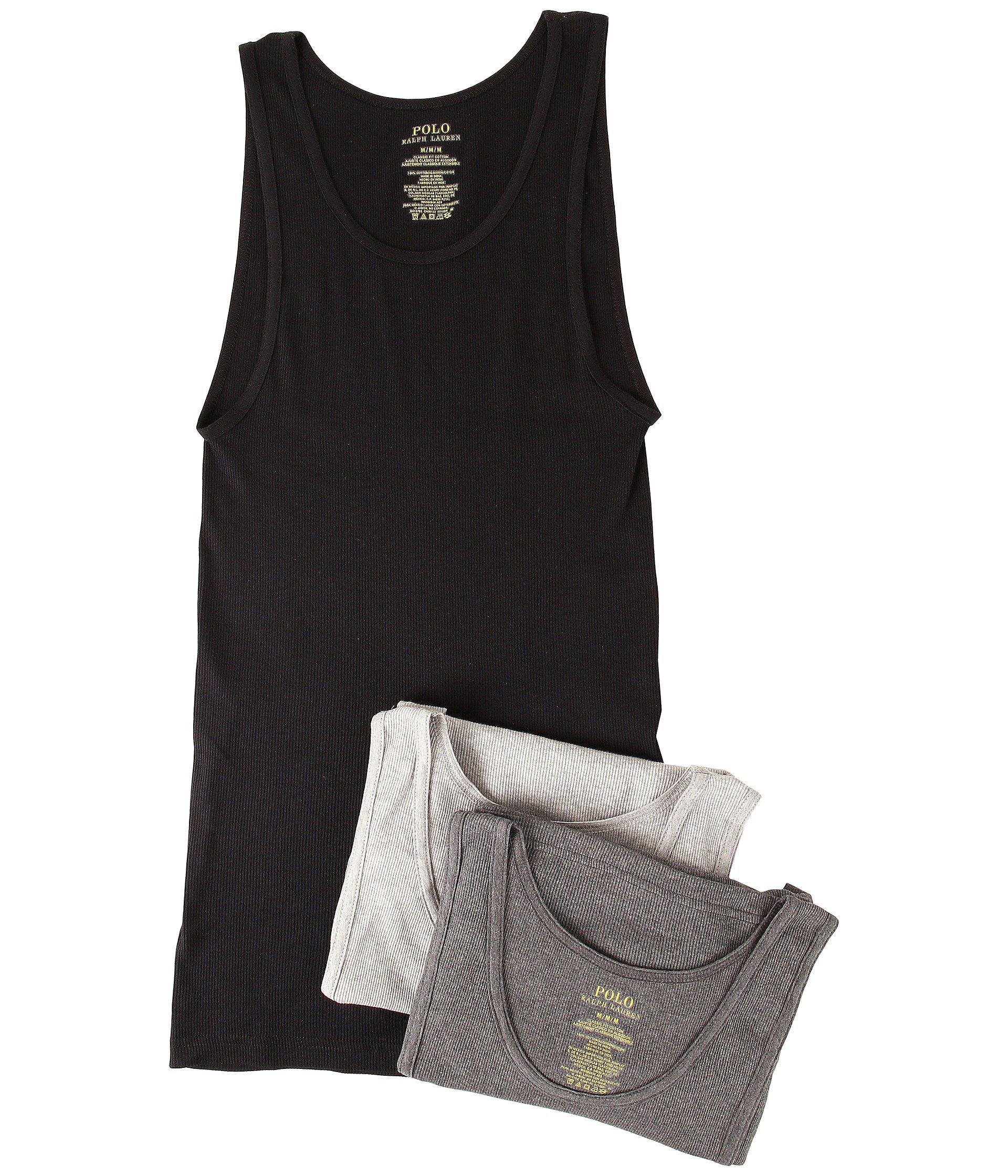 Lyst Polo Ralph Lauren 3pack Tank Top in Black for Men