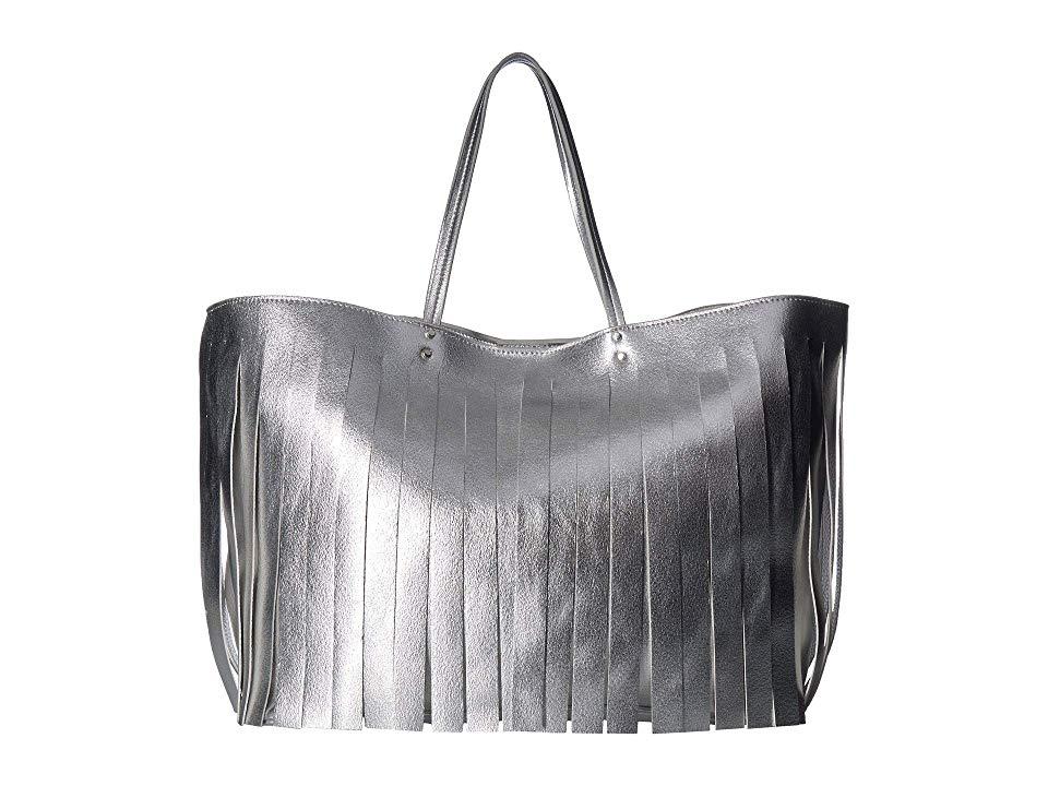 silver steve madden purse