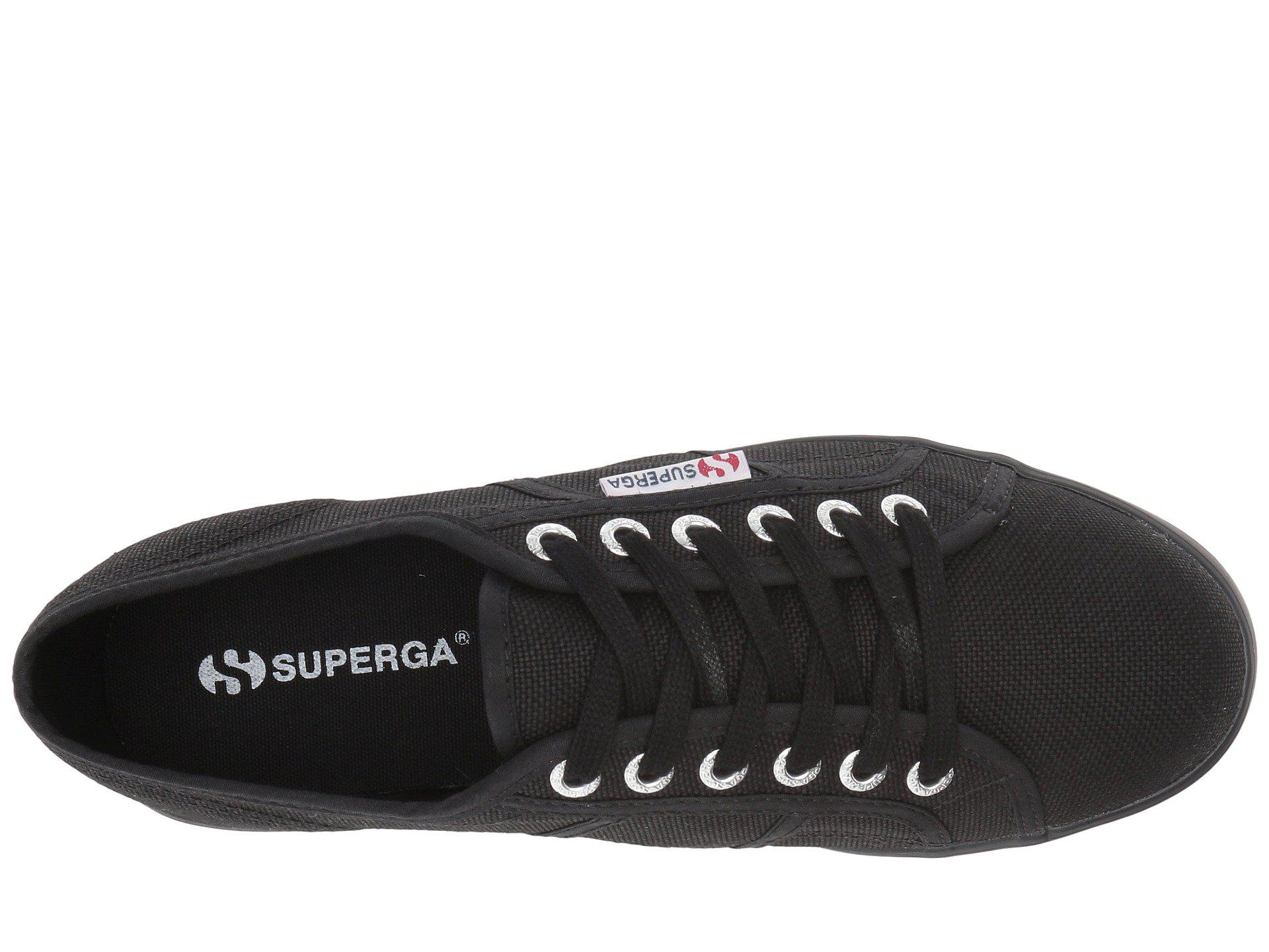 superga wit platform