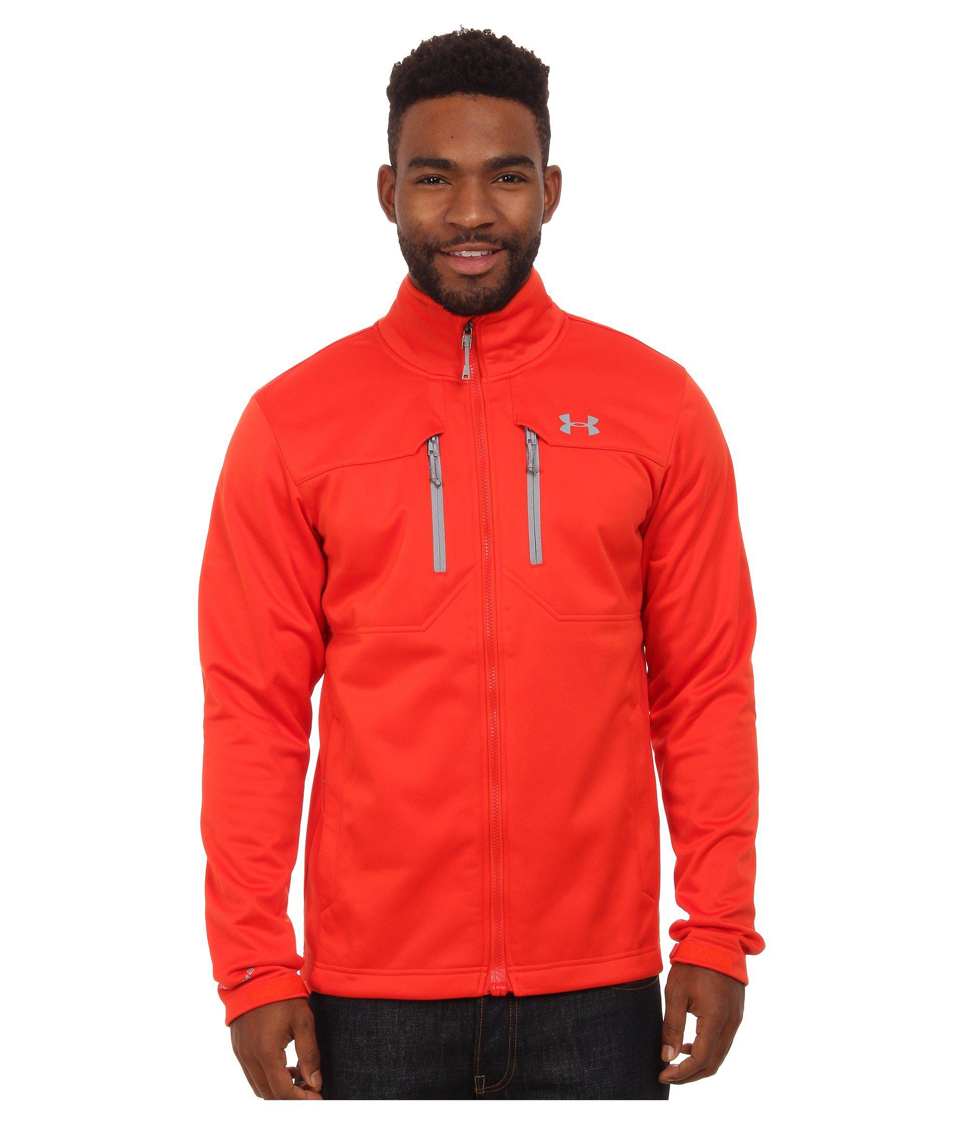 men's ua storm coldgear infrared hooded softershell jacket