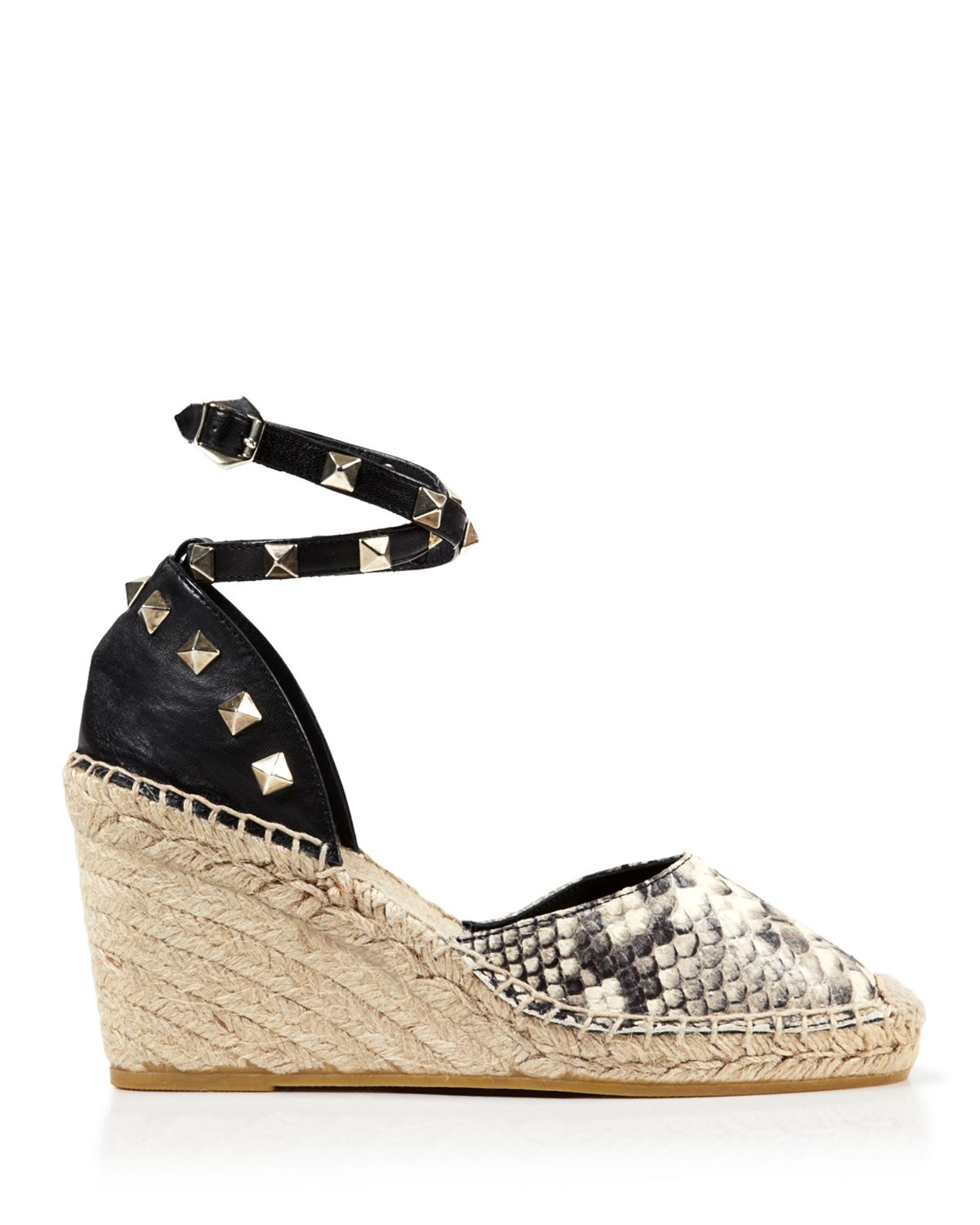 studded platform espadrilles