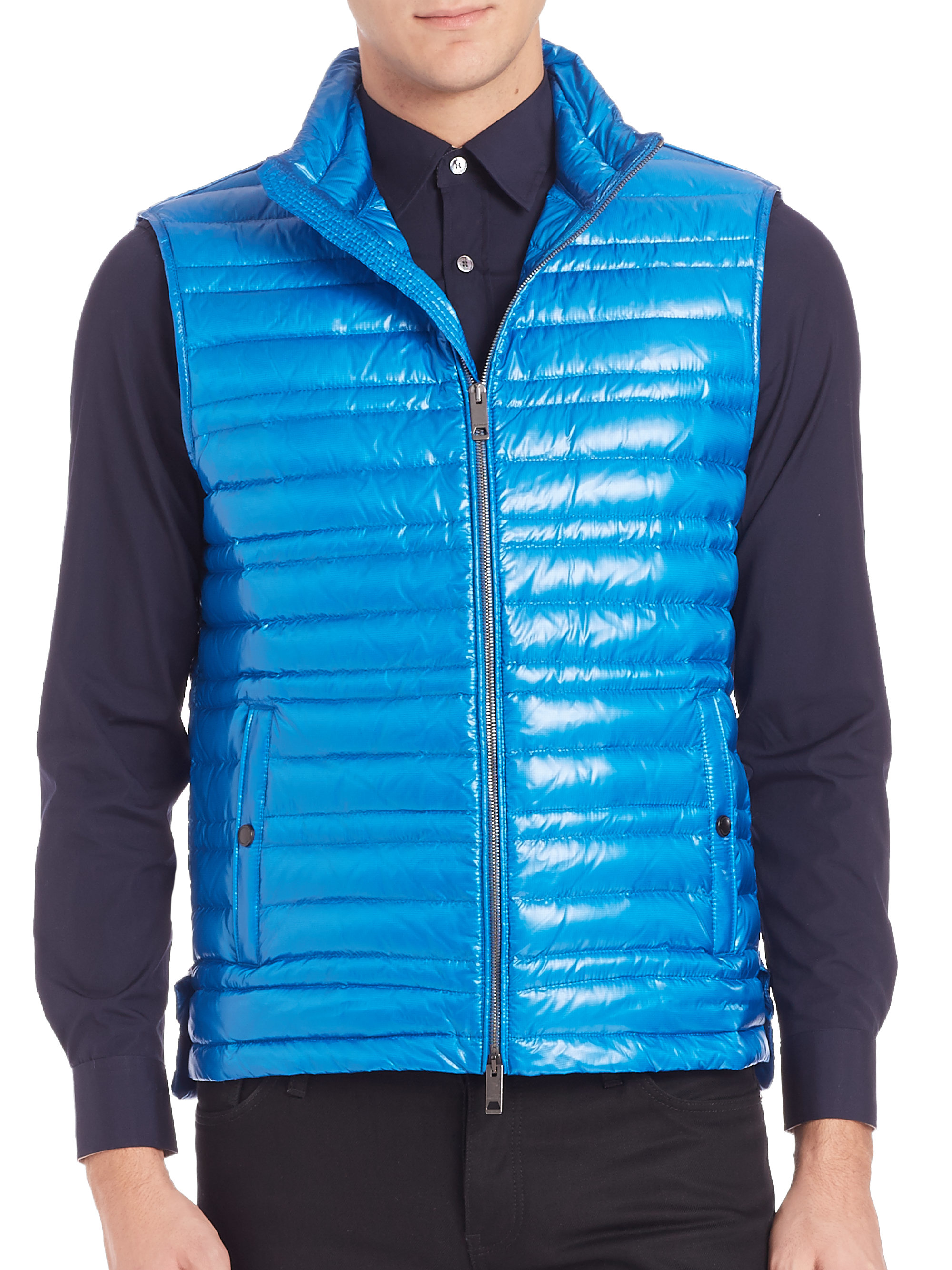burberry boys quilted hooded jacket