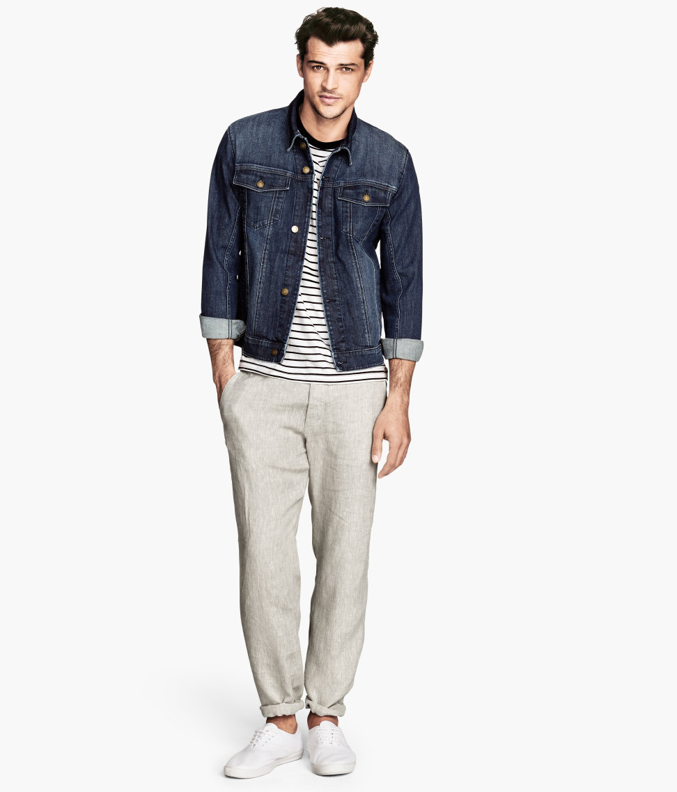 H&m linen pants mens Outlet
